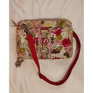 Vera Bradley Make Me Blush Hard Case Laptop Bag 11.5x7.75x2
